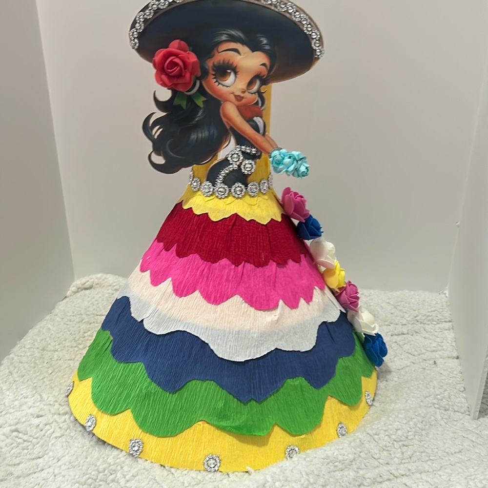 Handmade doll decorations for center piece